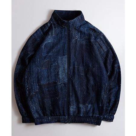 【FDMTL(ファンダメンタル)】BORO TRACK JACKET RINSE トラックジャケット(FA26JK17R)の画像