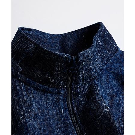 【FDMTL(ファンダメンタル)】BORO TRACK JACKET RINSE トラックジャケット(FA26JK17R)の画像