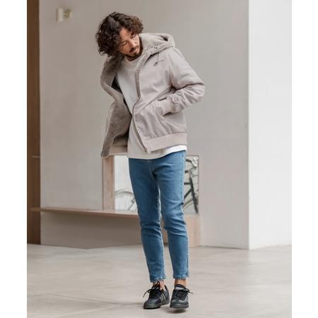 CAMBIO（カンビオ） 【】リバーシブルエコファーナイロンブルゾン