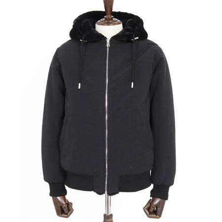 CAMBIO（カンビオ） 【】ファー×ナイロンリバーシブルブルゾン