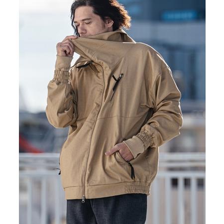 CAMBIO（カンビオ） 【】Stretch Twill Volume Stand Neck Jacket