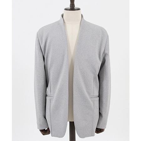CAMBIO（カンビオ） 【】ピンタック入りストレッチポンチノーカラー