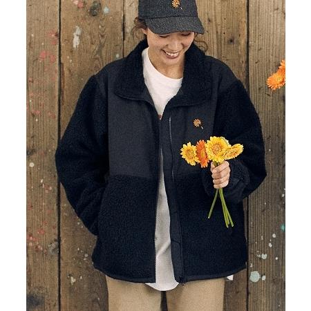 【un-filled(アンフィルド)】Gerbera one point stitched boa fleece Jacket ジャケット(SDUF-061)｜cambio｜07