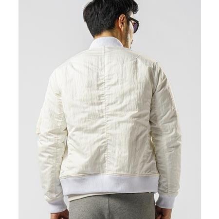新品　wjk　ホワイト MA-1 wjk 【wjk】shrink MA-1ジャケット(2050 ny53c) : CAMBIO - 通販
