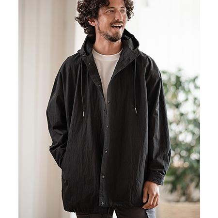 Magine 【Magine(マージン)】COTTON NYLON HOOD SHIRT COAT
