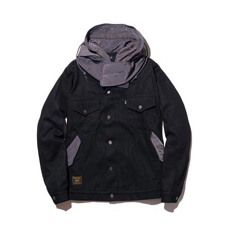 glamb（グラム） 【】Military Hood Denim JKT ミリタリーフードデニム 