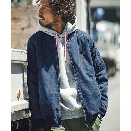 felkod（フィルコッド） 【】Stretch Denim MA-1 ジャケット(F23F010