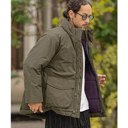 CAMBIO 【CAMBIO(カンビオ)】60-40クロス中綿ハイネックミリタリー  