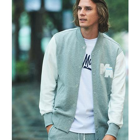 muta×ACANTHUS (ムータ×アカンサス)コラボスタジャン　超美品 ACANTHUS（アカンサス） 【】 muta Sweat Varsity Jacket スタジャン