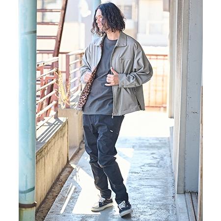 CAMBIO（カンビオ） 【】裏レオパード柄スイングトップジャケット