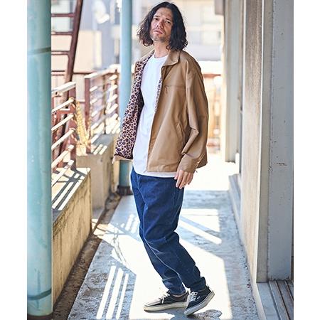 CAMBIO（カンビオ） 【】裏レオパード柄スイングトップジャケット