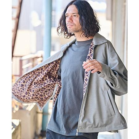 CAMBIO（カンビオ） 【】裏レオパード柄スイングトップジャケット
