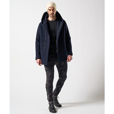 【wjk】 zip witch coat フーデッドコート(1873 wo06e)の画像
