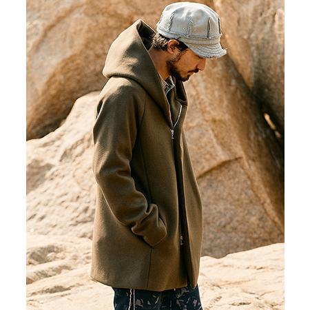 【wjk】 zip witch coat フーデッドコート(1873 wo06e)の画像
