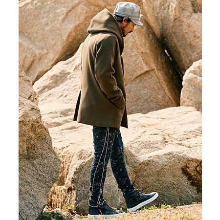 【wjk】 zip witch coat フーデッドコート(1873 wo06e)の画像