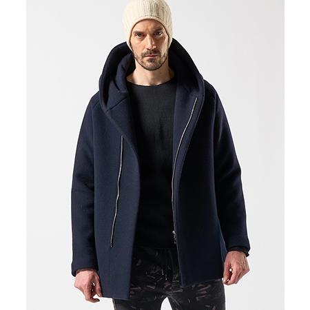 【wjk】 zip witch coat フーデッドコート(1873 wo06e)の画像