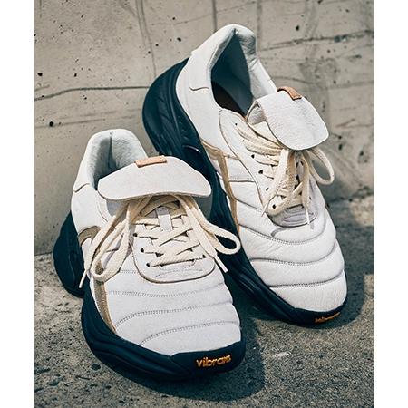 glamb（グラム） 【】Crack Leather Sneakers クラックレザー 