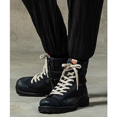 glamb（グラム） 【】Oiled Denim Boots オイルドデニムブーツ(GB0125