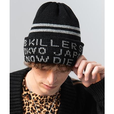 glamb（グラム） 【】Lettering Knit Cap レタリングニットキャップ