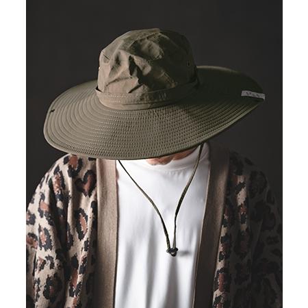 GLIMCLAP 【GLIMCLAP(グリムクラップ)】Long Brim Field Hat サファリ