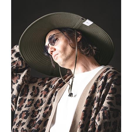GLIMCLAP 【GLIMCLAP(グリムクラップ)】Long Brim Field Hat サファリ