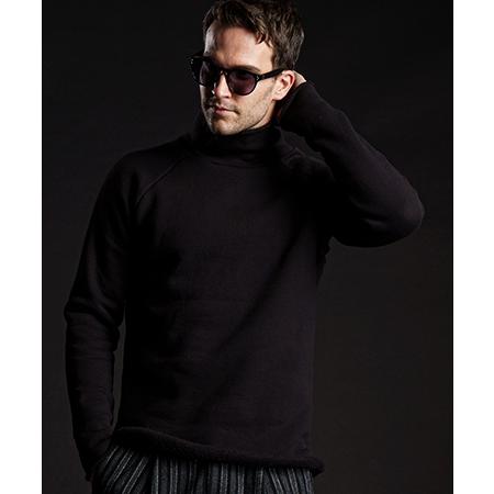 【wjk】heavy weight mock neck(brushed lining) モックネックカットソー(7979 cj49c)｜cambio｜09