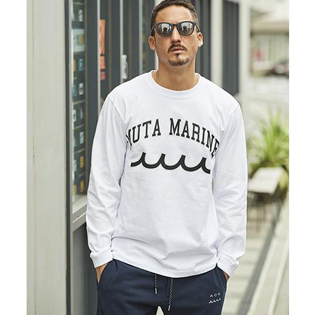 ACANTHUS（アカンサス） 【】 muta College Logo L-S Tee カットソー