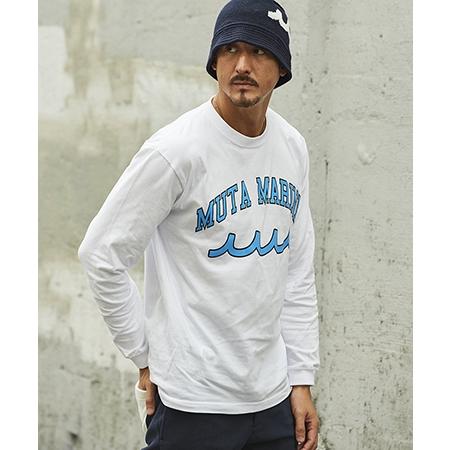 ACANTHUS（アカンサス） 【】 muta College Logo L-S Tee カットソー