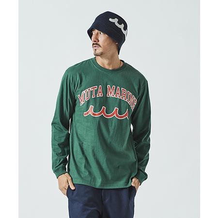 ACANTHUS（アカンサス） 【】 muta College Logo L-S Tee カットソー