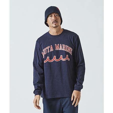 ACANTHUS（アカンサス） 【】 muta College Logo L-S Tee カットソー