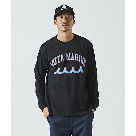 ACANTHUS（アカンサス） 【】 muta College Logo L-S Tee カットソー