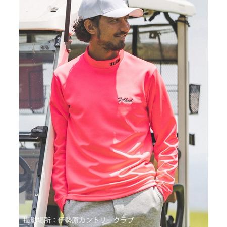 felkod(フィルコッド)】Double Name Embroidery Mock Neck Long Sleeve  