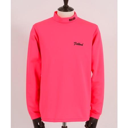 felkod(フィルコッド)】Double Name Embroidery Mock Neck Long Sleeve  