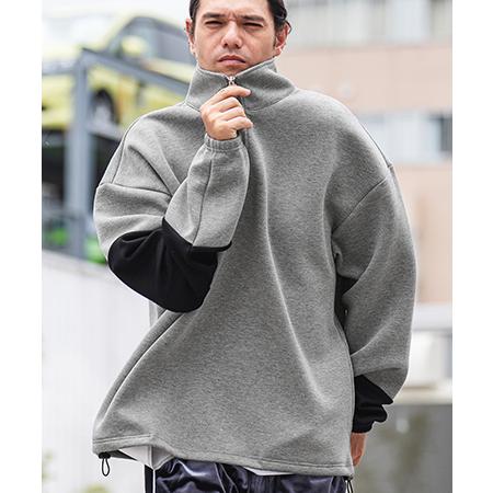 CAMBIO（カンビオ） 【】Cardboard Knit Stand Collar Pullover 