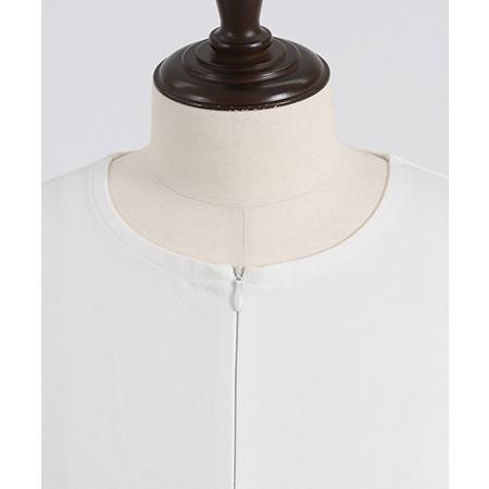 【CAMBIO(カンビオ)】Ponti Zipper Henley Neck Cut sew ロングスリーブTシャツ(S22624cmb)｜cambio｜18