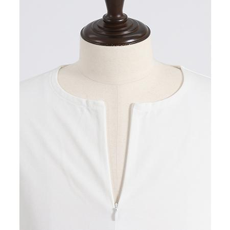 【CAMBIO(カンビオ)】Ponti Zipper Henley Neck Cut sew ロングスリーブTシャツ(S22624cmb)｜cambio｜19