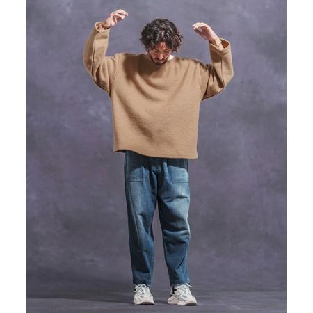 Jih Nunc（ジーヌンク） 【】ボートネックルーズシルエットカットソー 