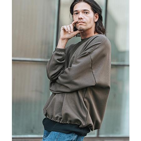 CAMBIO（カンビオ） 【】裾絞りポンチルーズシルエットカットソー(CMB