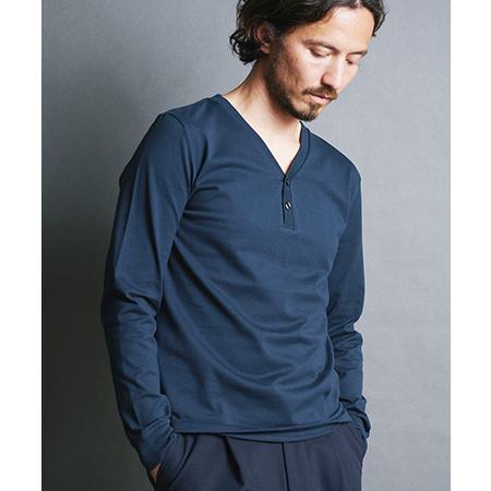 【Magine(マージン)】BD CTN V-N HENLY L-S ヘンリーネックカットソー(2512-011) | Magine