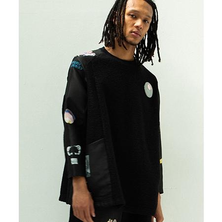 STOF（ストフ） 【】FLAGMENTS MIX PULLOVER プルオーバー(SF25AW-17