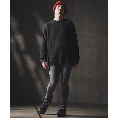 GLIMCLAP 【GLIMCLAP(グリムクラップ)】Jacquard texture cut sew