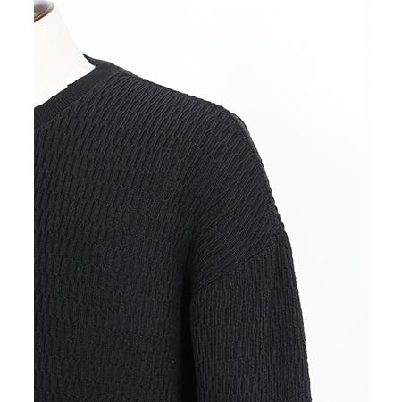 GLIMCLAP 【GLIMCLAP(グリムクラップ)】Jacquard texture cut sew