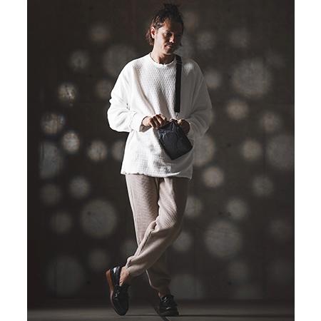 新品未使用【GLIMCLAP】正規品 GLIMCLAP 【GLIMCLAP(グリムクラップ)】Jacquard texture cut sew