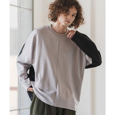 CAMBIO（カンビオ） 【】フロントバック配色ポンチカットソー : CAMBIO 