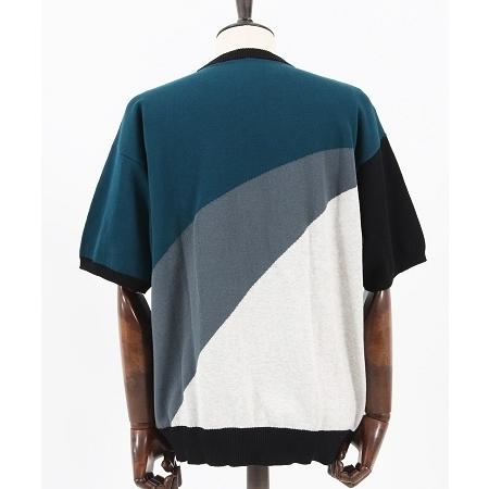 【FACTOTUM(ファクトタム)】Retro Color Scheme 12G Short Sleeve Knit Pullover ニット(FTM-221-007)｜cambio｜17