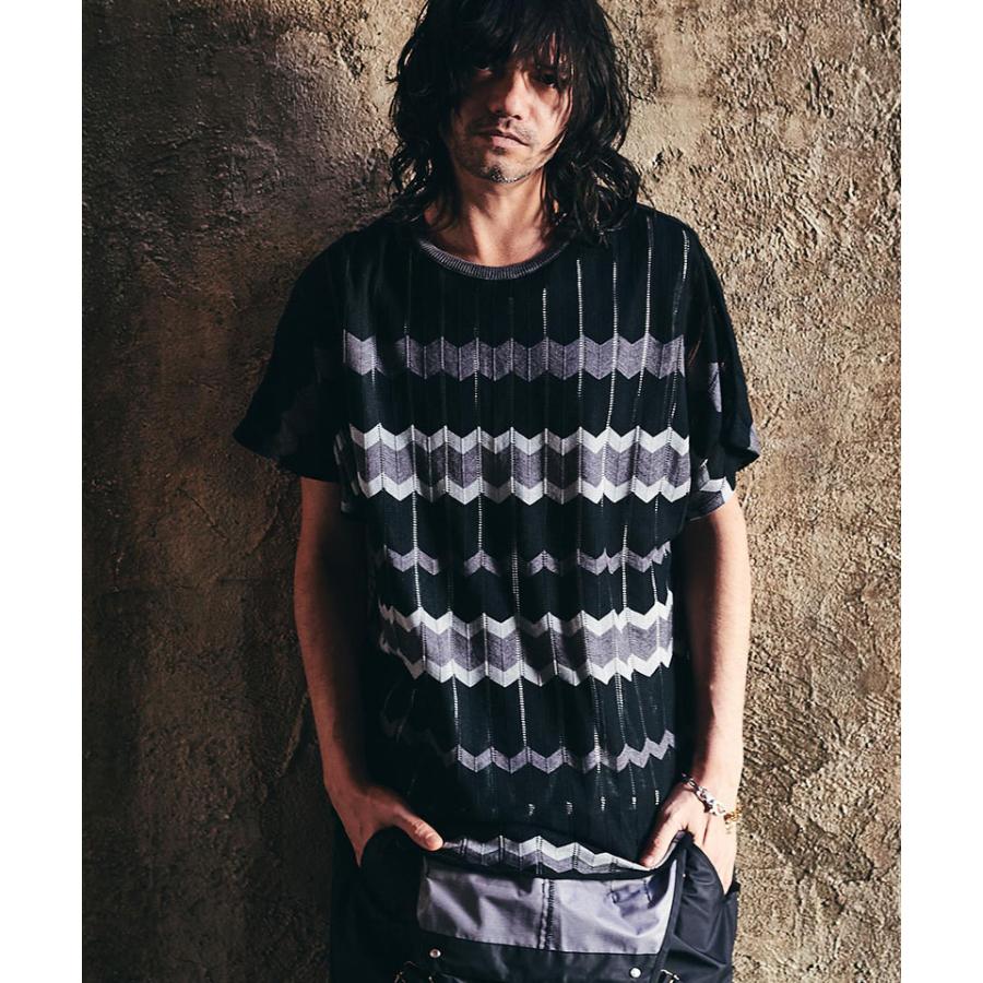 glamb(グラム)】Greck Border Knit グレックボーダーニット(GB0222