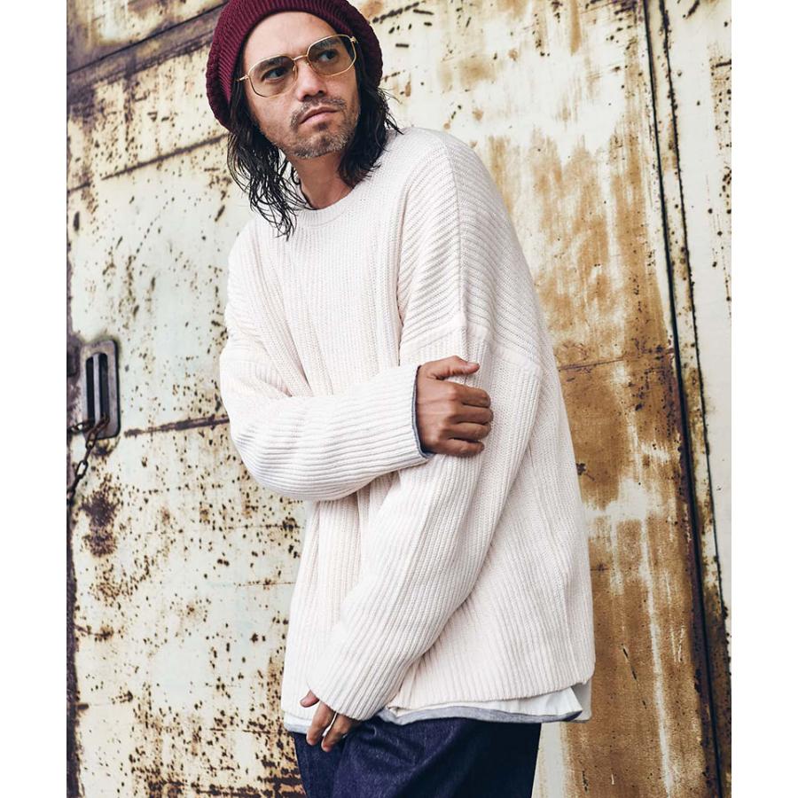 glamb(グラム)】Oversized Rib Knit オーバーサイズリブニット(GB0322