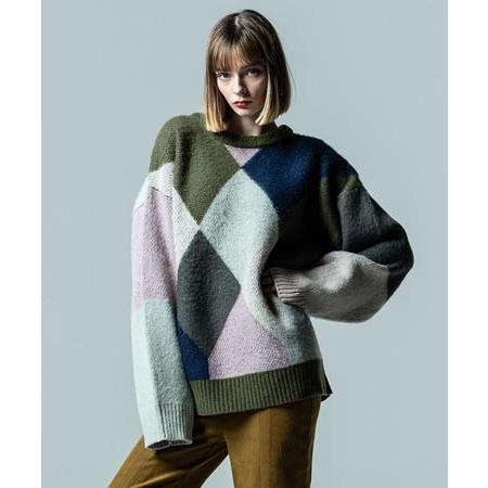 glamb - GB0323/KNT09 ジェスタープルオーバーニットセーター glamb（グラム） 【】Jester Pullover Knit ジェスタープルオーバー