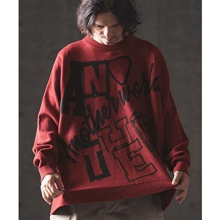 GLIMCLAP 【GLIMCLAP(グリムクラップ)】 Logo jacquard oversized 