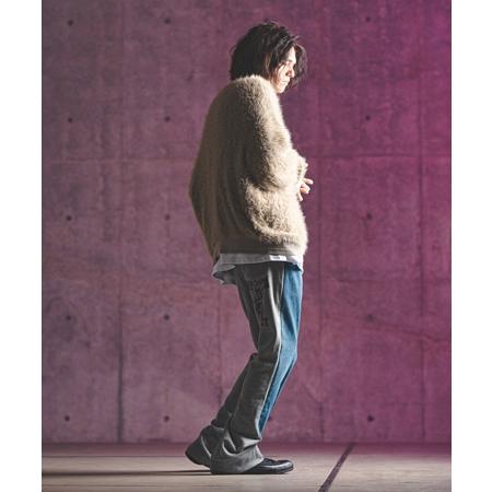 【GLIMCLAP(グリムクラップ)】Feather yarn pullover フェザーニット(17-178-gla-ce)
